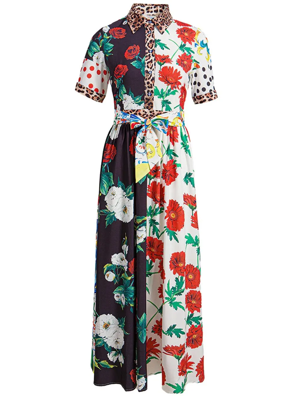 DELLE Printed Maxi Dress