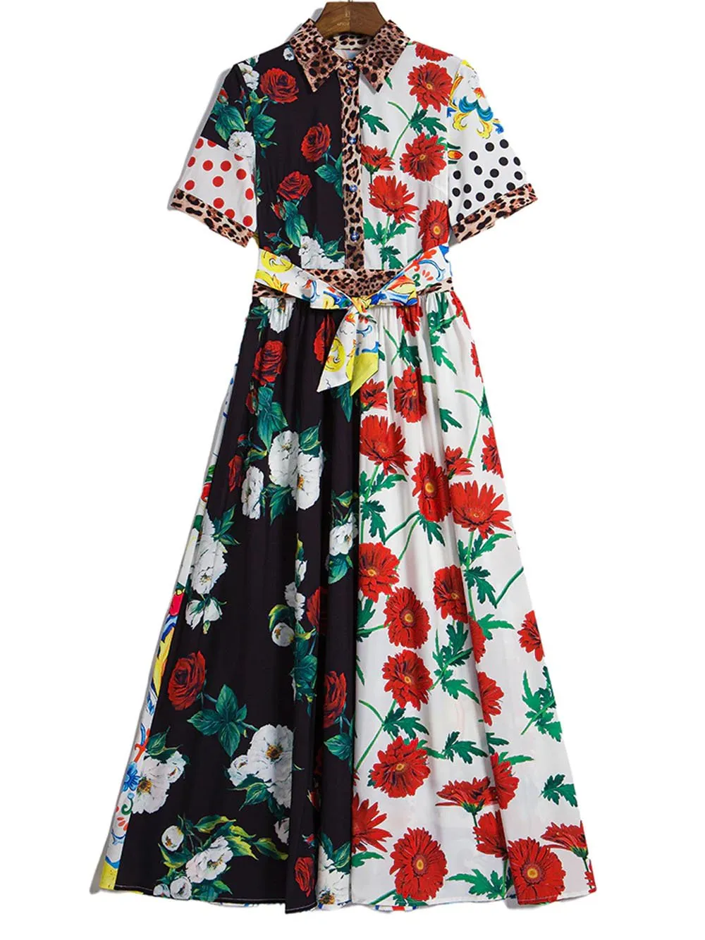DELLE Printed Maxi Dress