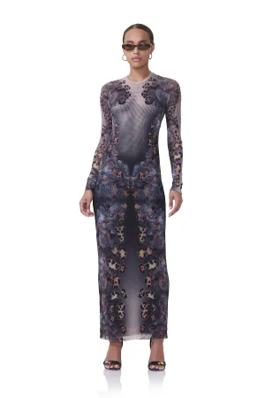 Didi Dress - Nude Leopard