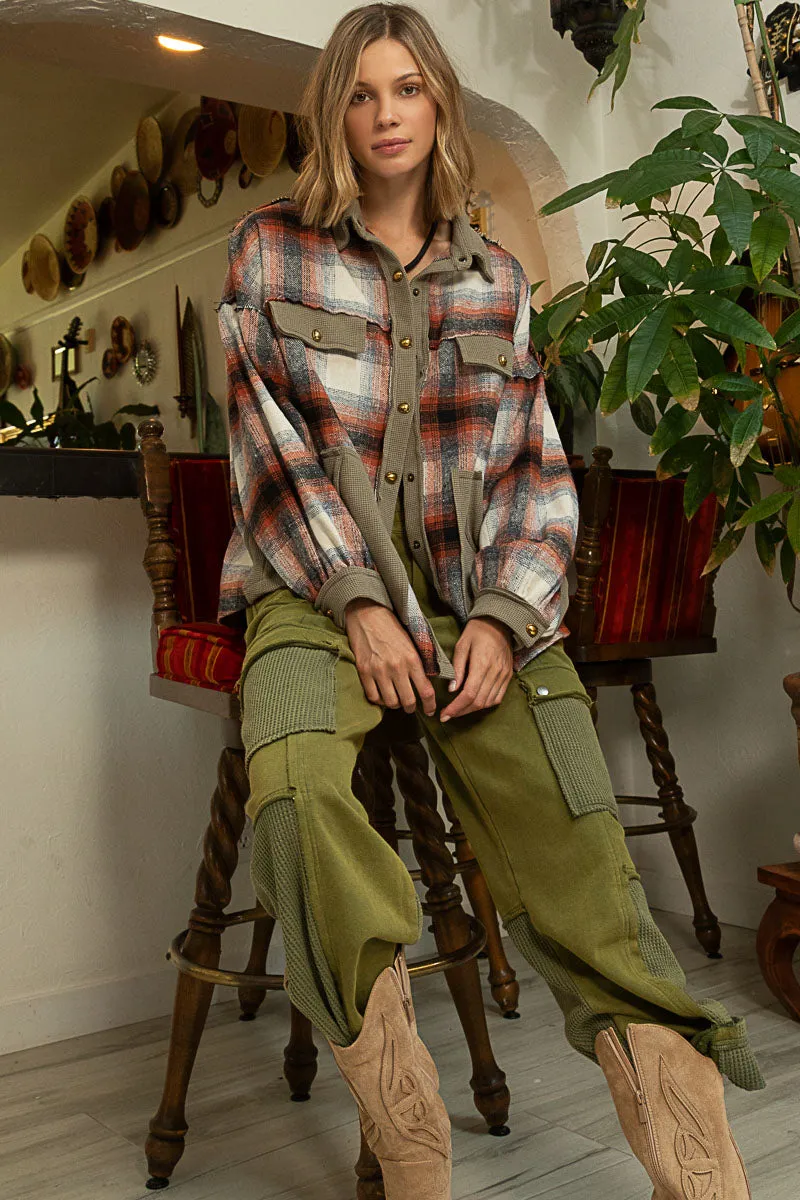 Easy On Me French Terry   Thermal Cargo Pants