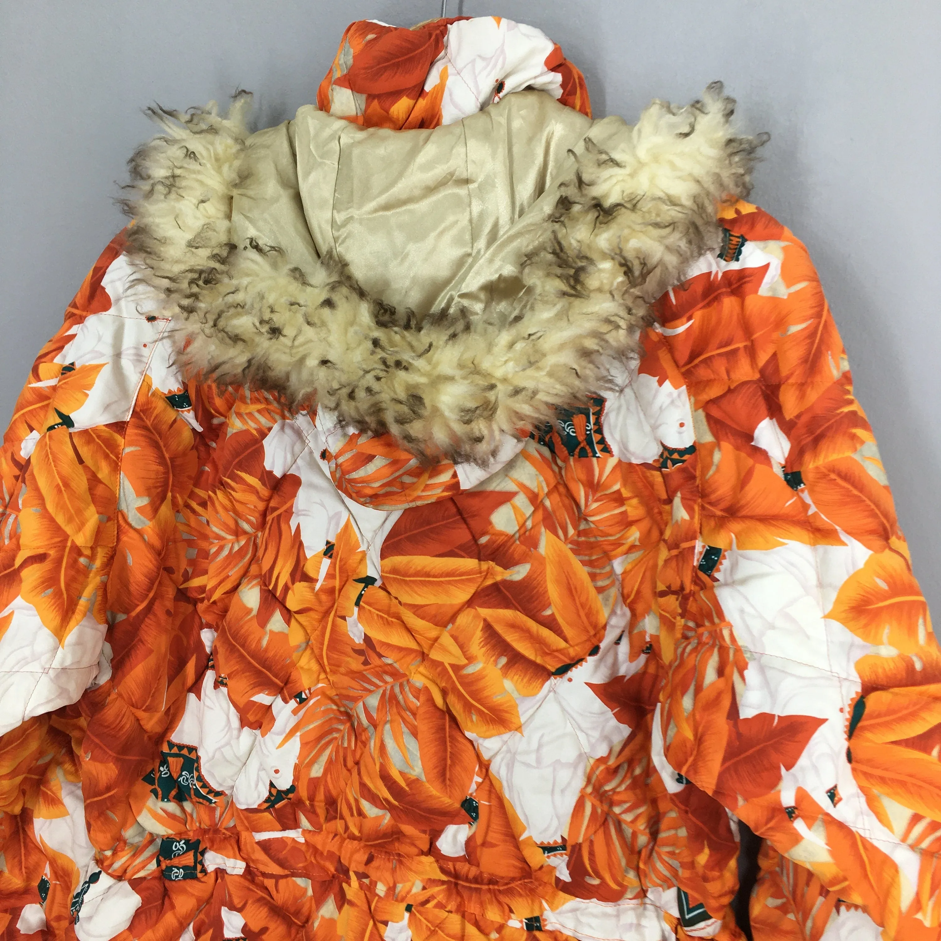 Elbe Japan Pop Art Multicolor Floral Ski Wear Jacket Medium