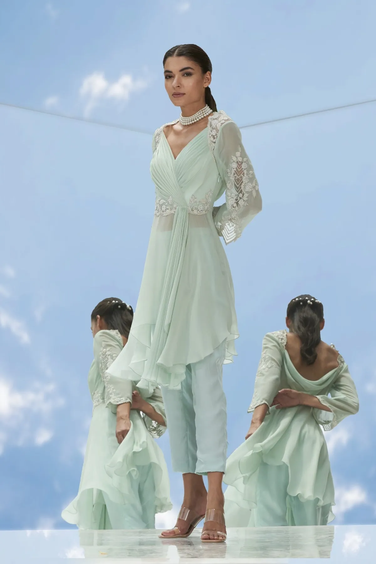 Embroidered Fusion Set