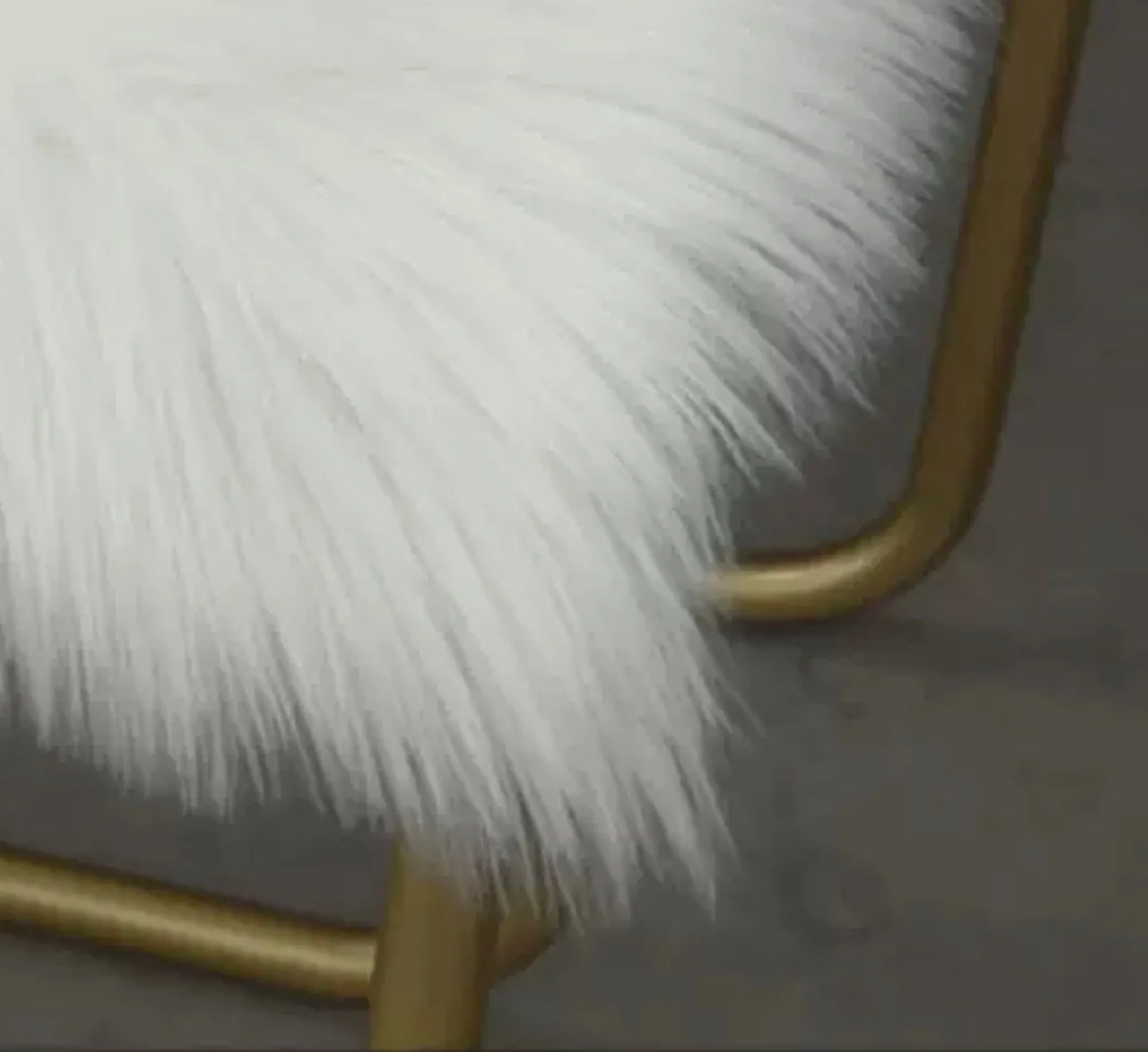 【即納品】fake fur  photo item ホワイト　LVS185FW