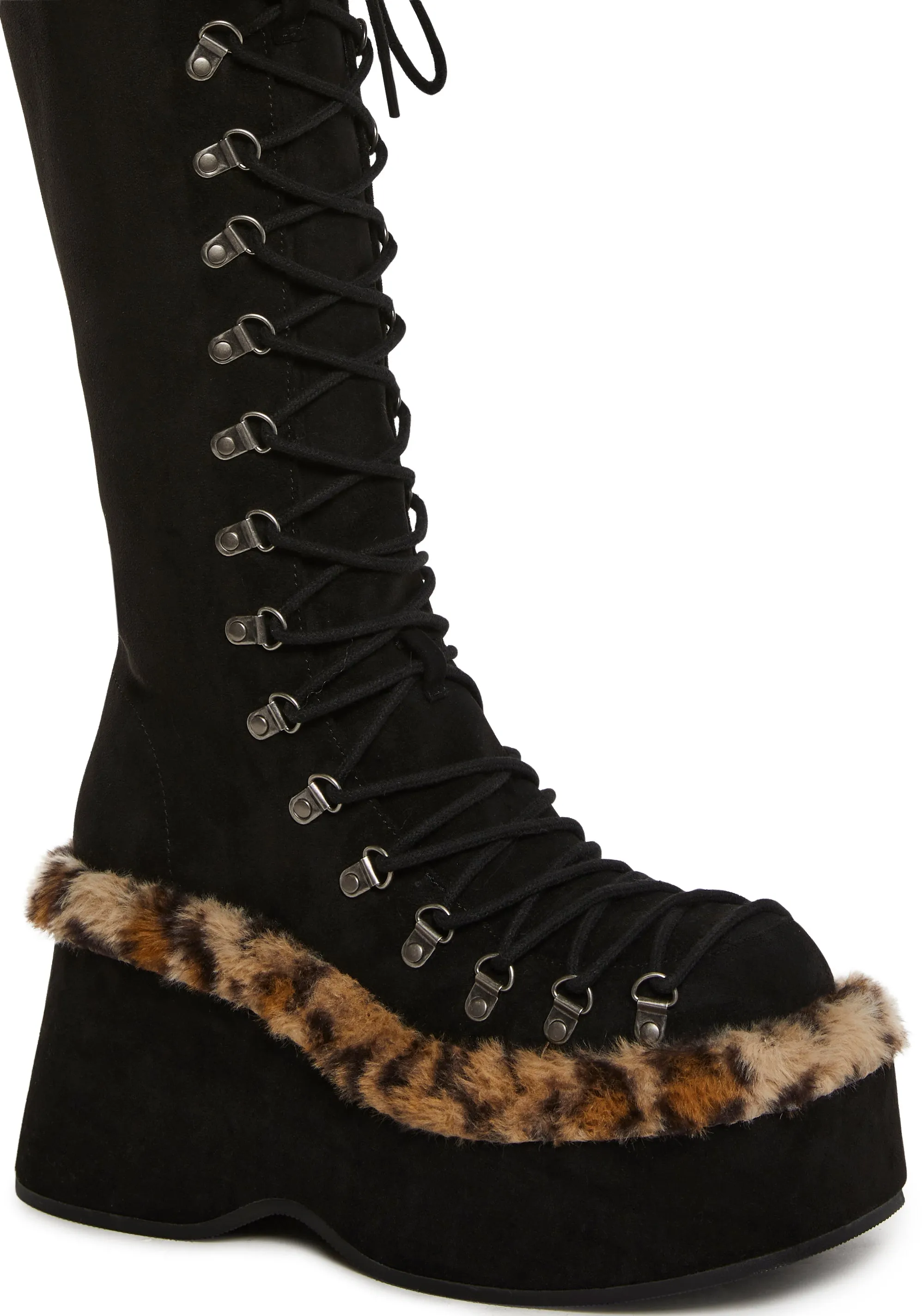 Flash On Leopard Boots