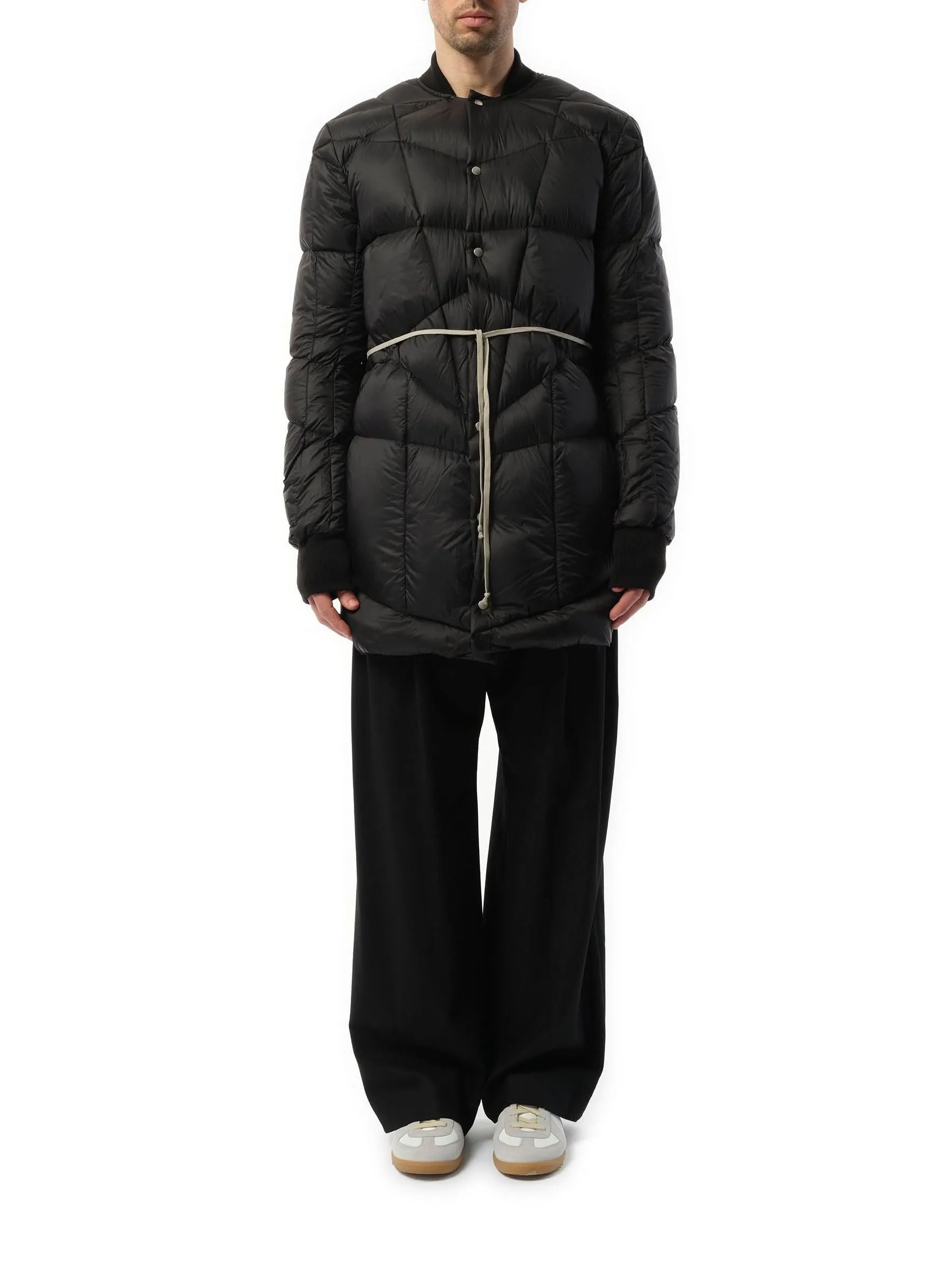 Flight Down Liner Coat in Black