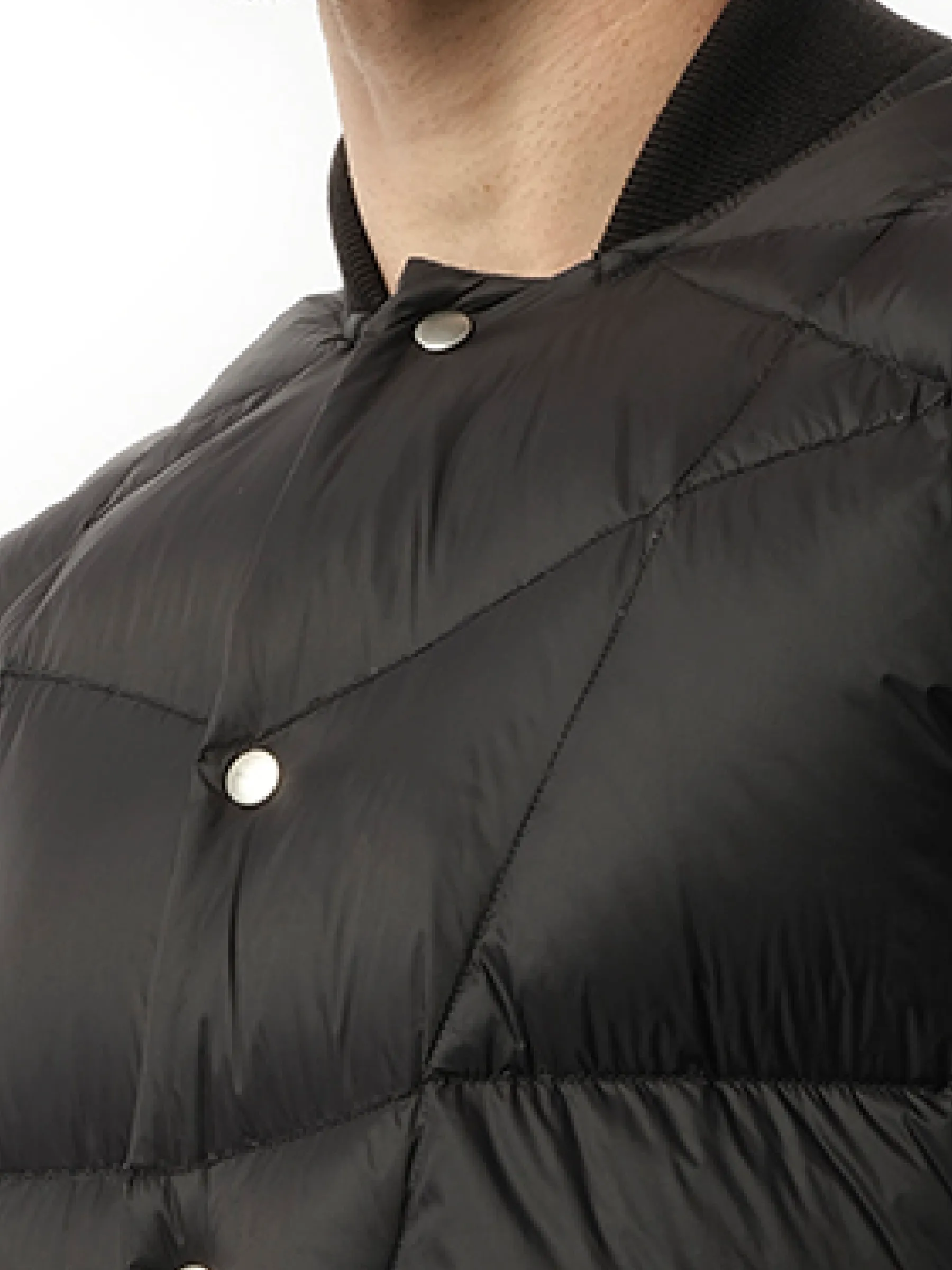 Flight Down Liner Coat in Black