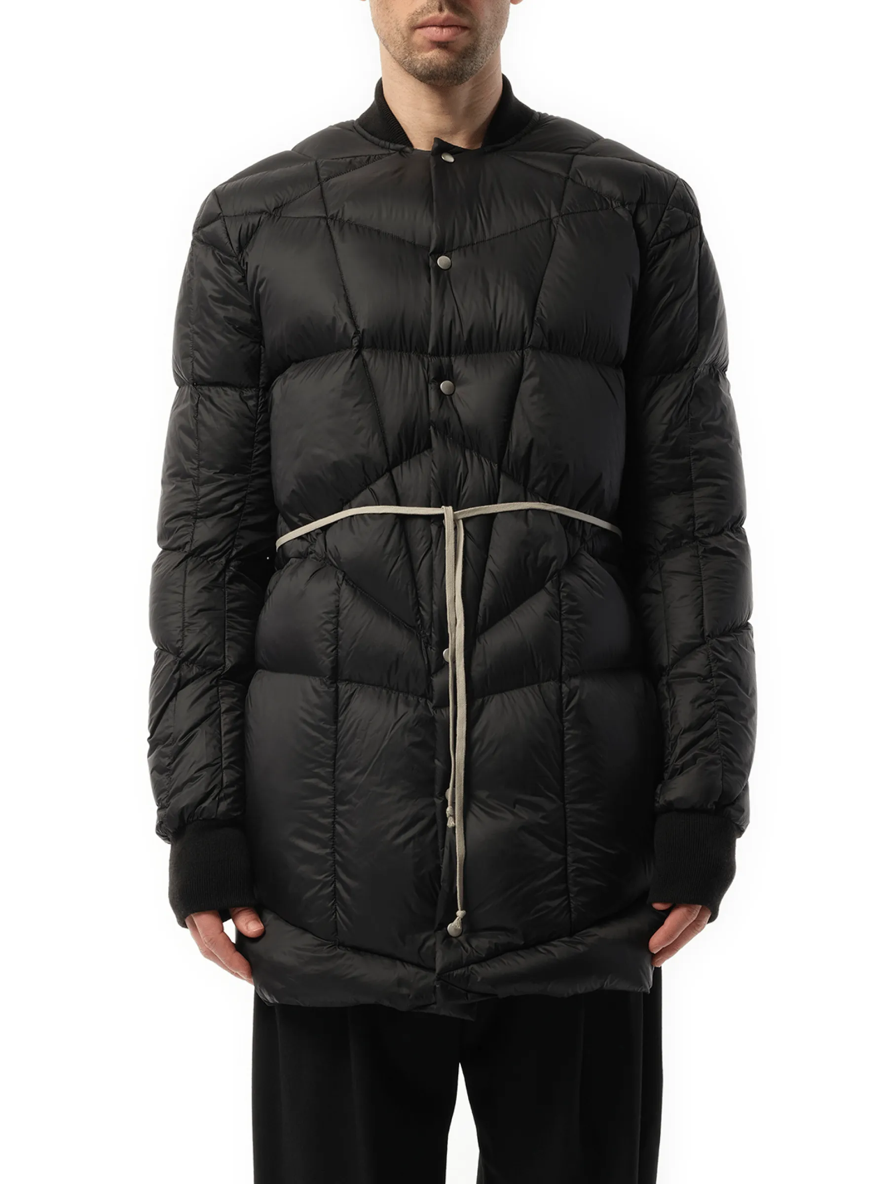 Flight Down Liner Coat in Black