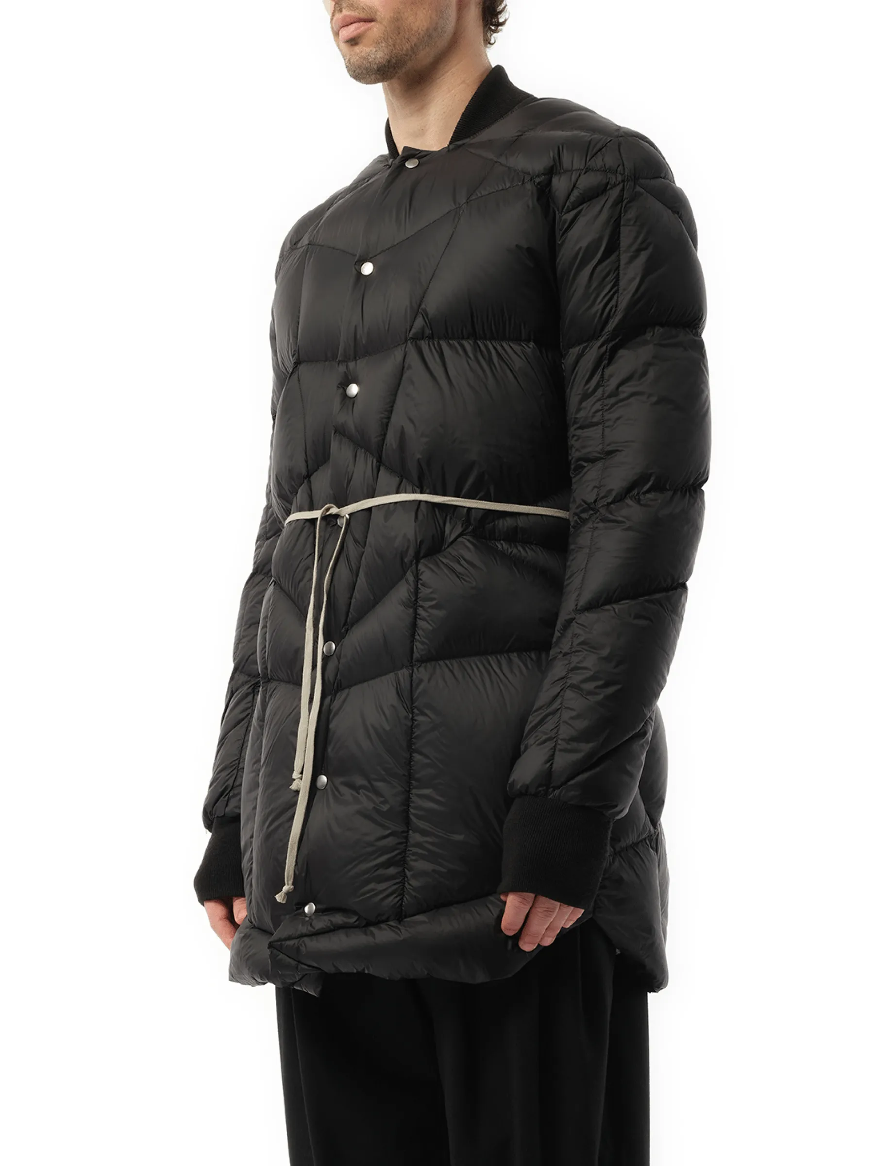 Flight Down Liner Coat in Black