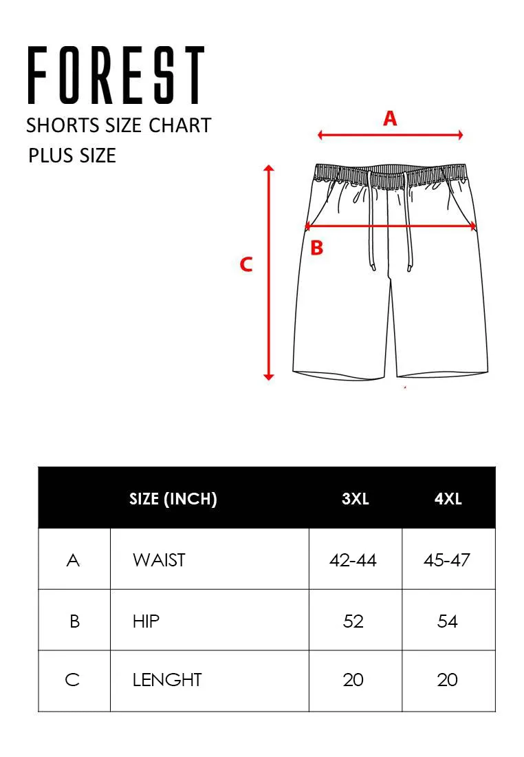 Forest Plus Size 100% Cotton Twill 27"/28" Cargo Pants Men Shorts Casual 3 Quarter Short Pants Men - PL65840