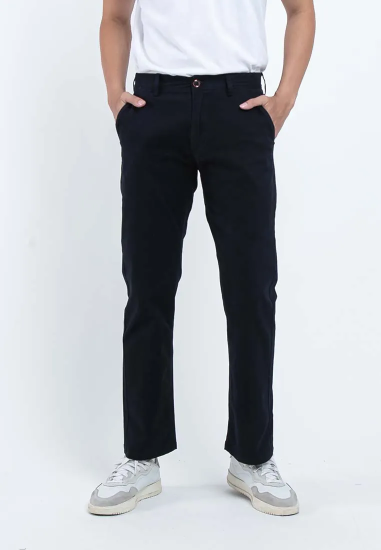 Forest Stretchable Chino Pants Trousers Straight Cut Khakis Pant Men Cotton Men Long Pants | Seluar Lelaki - 610197