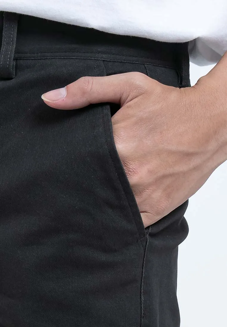 Forest Stretchable Chino Pants Trousers Straight Cut Khakis Pant Men Cotton Men Long Pants | Seluar Lelaki - 610197