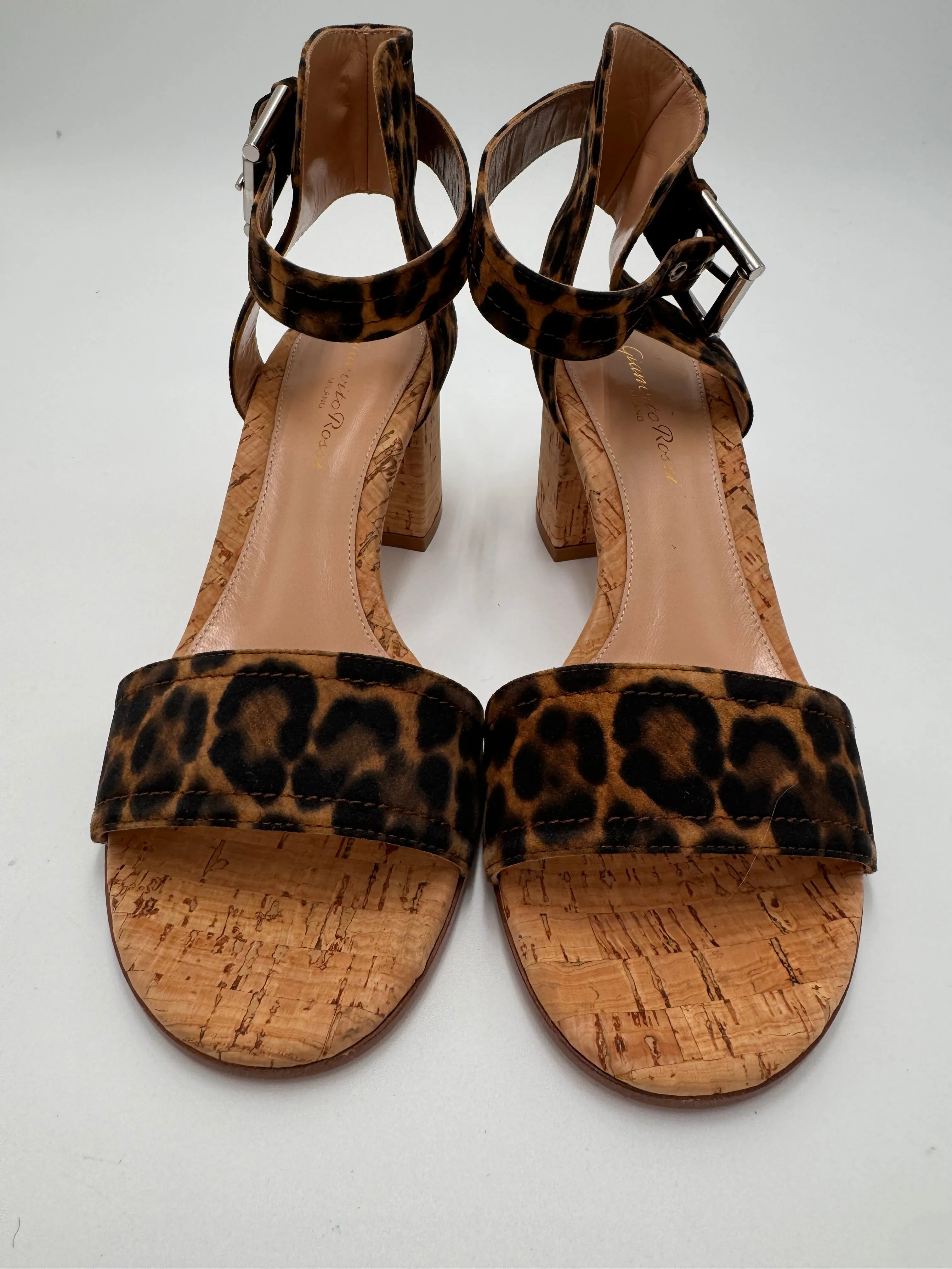GIANVITO ROSSI Exclusive Cork Sandal size 37 (US 7)