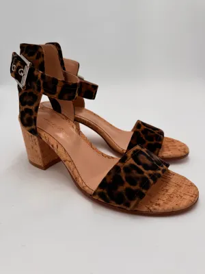 GIANVITO ROSSI Exclusive Cork Sandal size 37 (US 7)