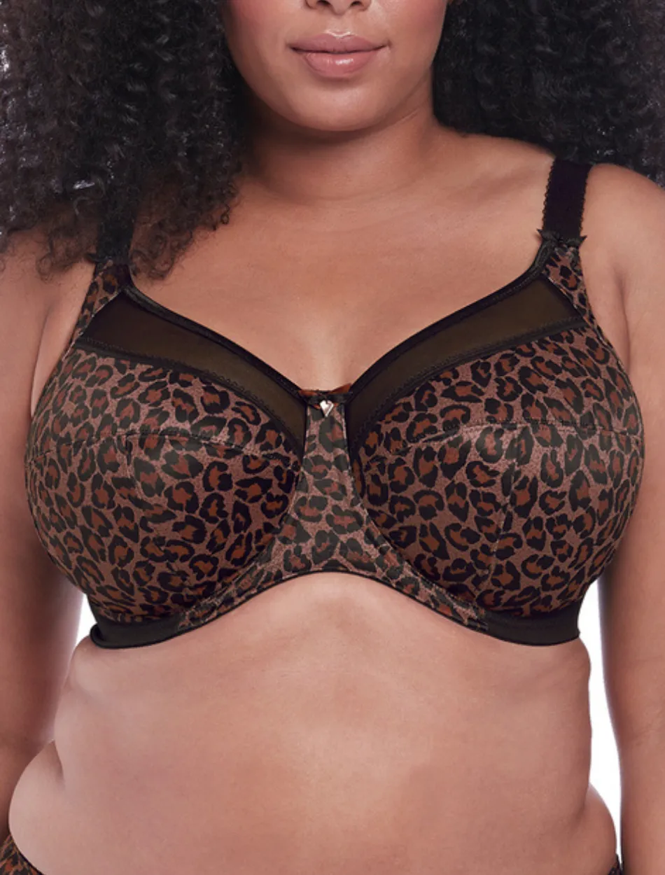 Goddess Kayla Underwire Banded Bra, Dark Leopard | Goddess Kayla Bra Leopard | Leopard Goddess Kayla BraGoddess