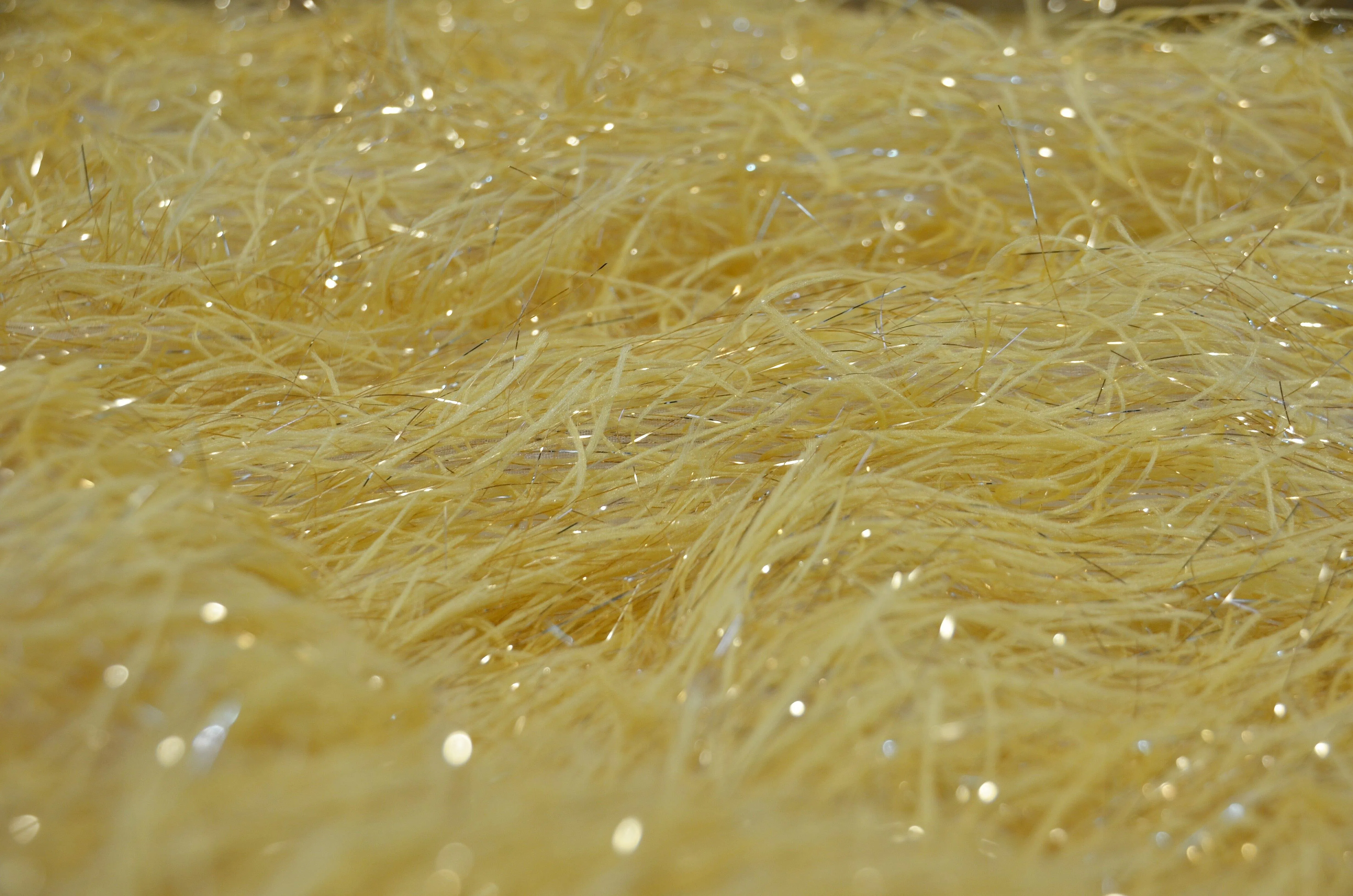 Gold Shaggy Brocade | Gold Metallic Eyelash Fabric | Gold Uragiri Lame | Non Stretch Lurex for Costume, Cosplay Top Dress, Apparel Fabric
