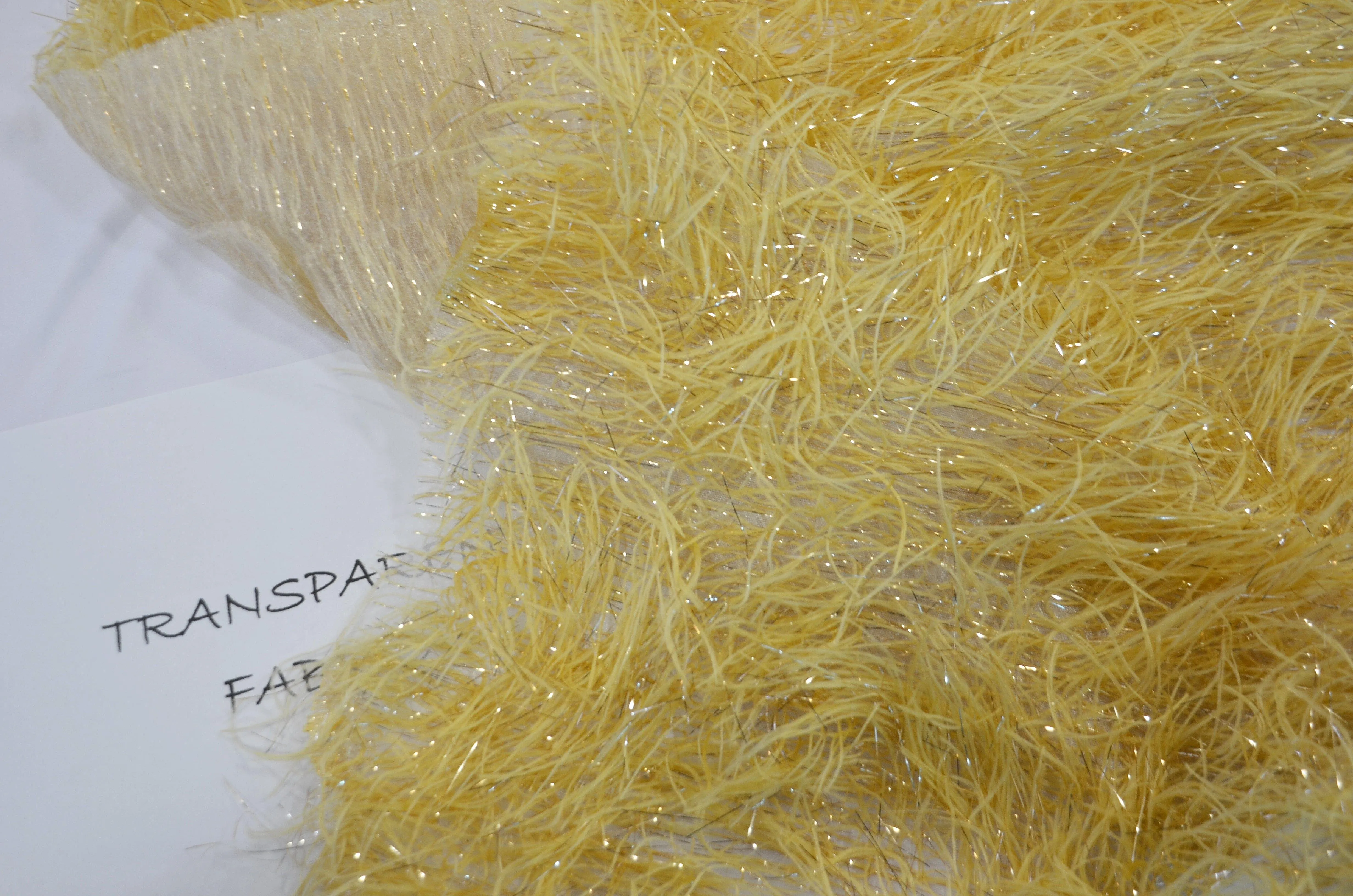 Gold Shaggy Brocade | Gold Metallic Eyelash Fabric | Gold Uragiri Lame | Non Stretch Lurex for Costume, Cosplay Top Dress, Apparel Fabric