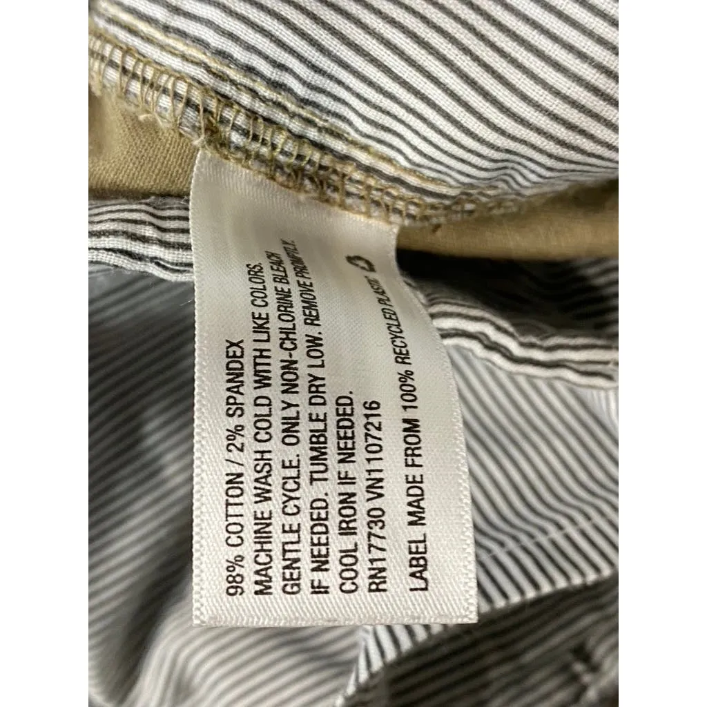 GOODFELLOW & CO Men's Sculptural Tan Hennepin Slim-Fit Chino Pants SZ 32X32