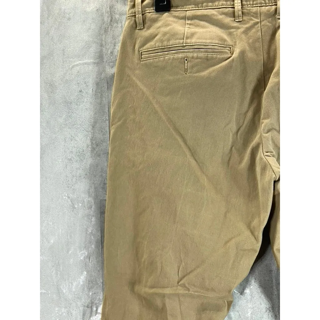 GOODFELLOW & CO Men's Sculptural Tan Hennepin Slim-Fit Chino Pants SZ 32X32