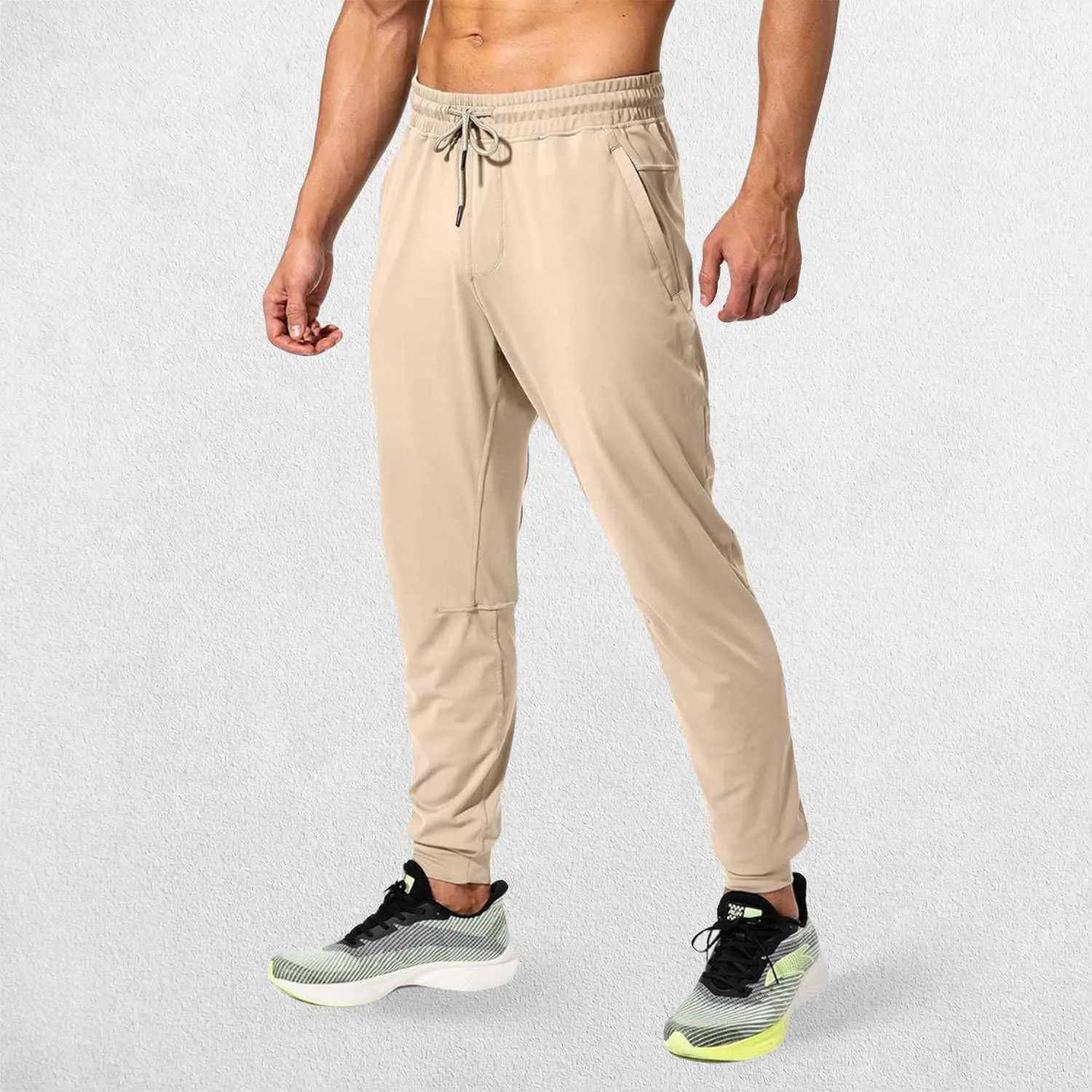 GPW Men's Athletic Sweatpants with Zipper Pockets for Training & Workouts