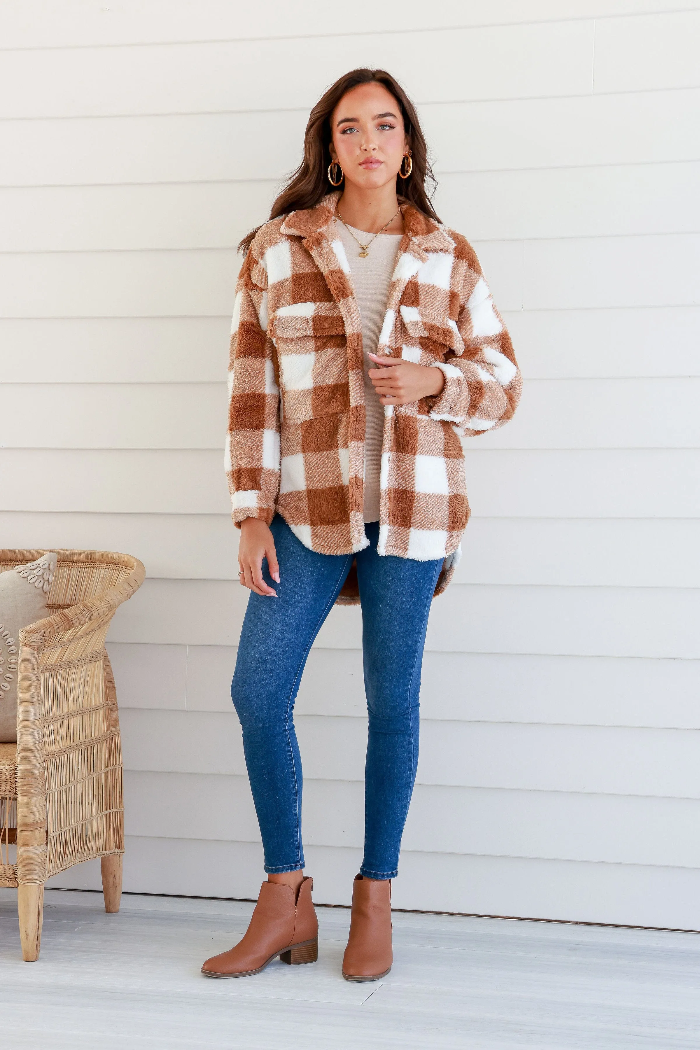 Heather Cosy Shacket