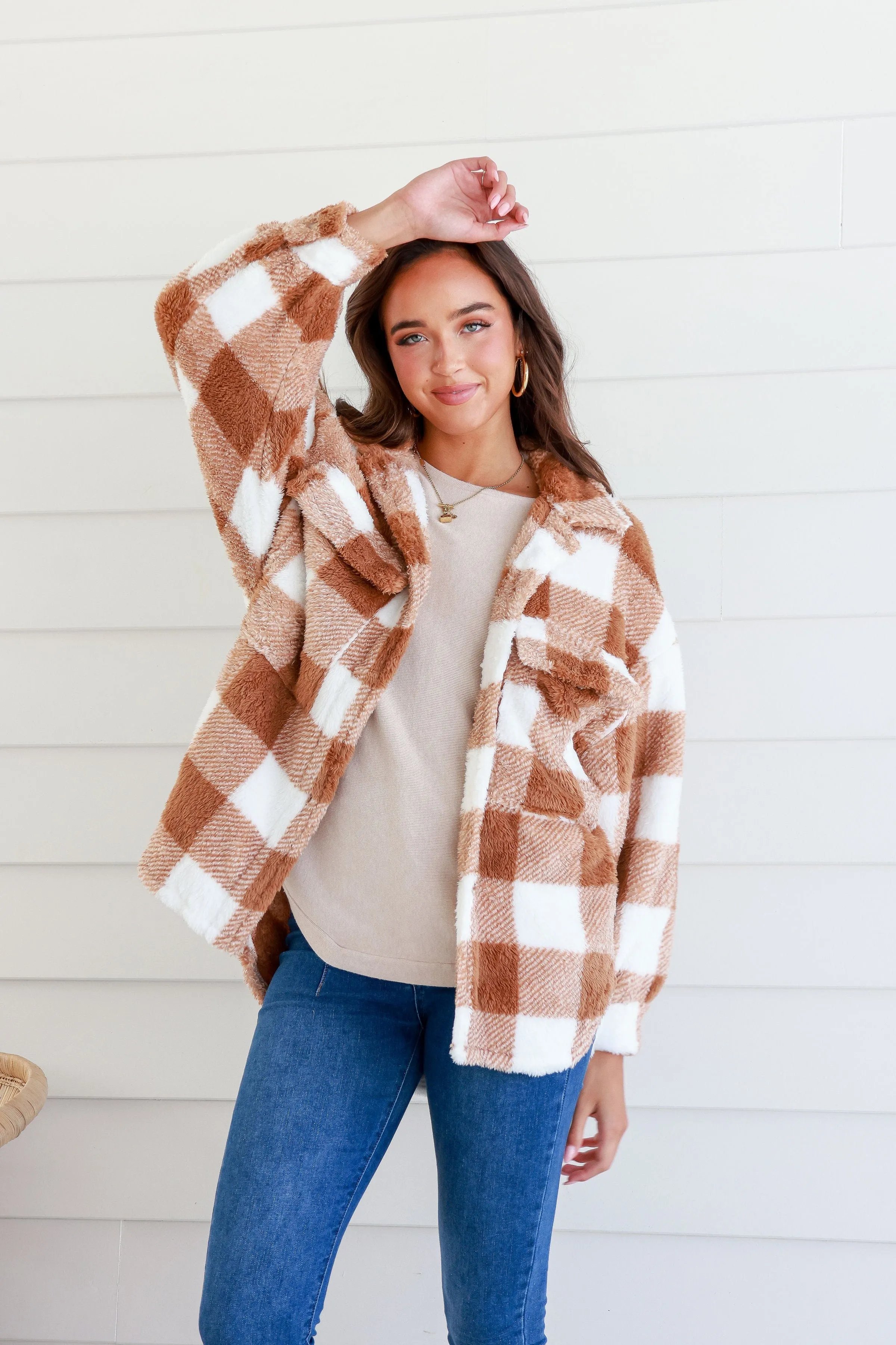 Heather Cosy Shacket