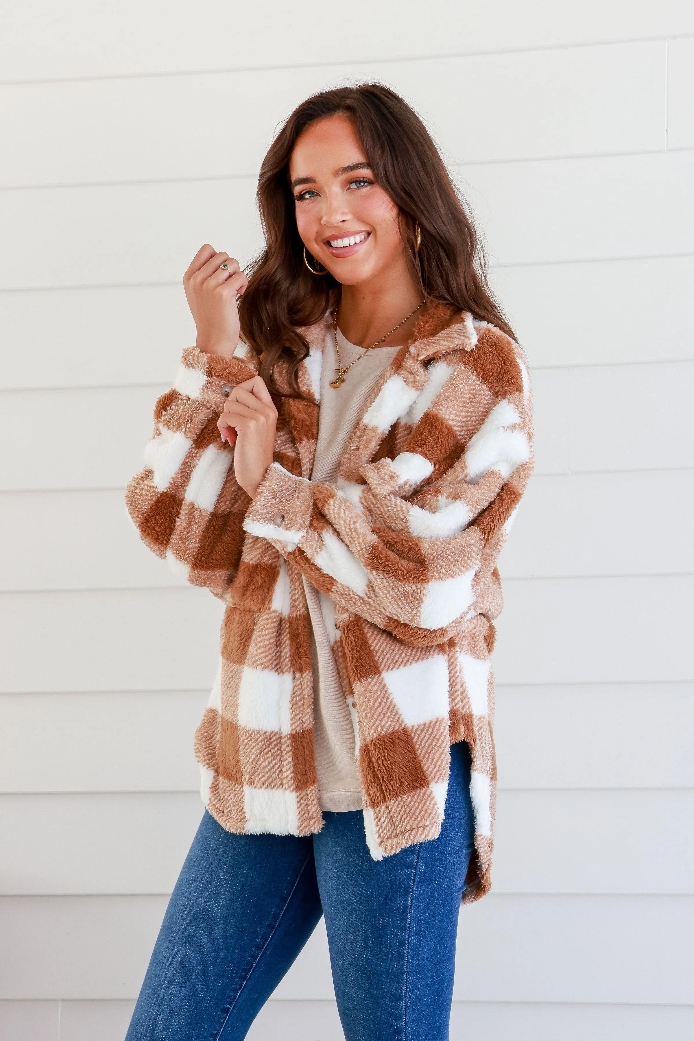 Heather Cosy Shacket