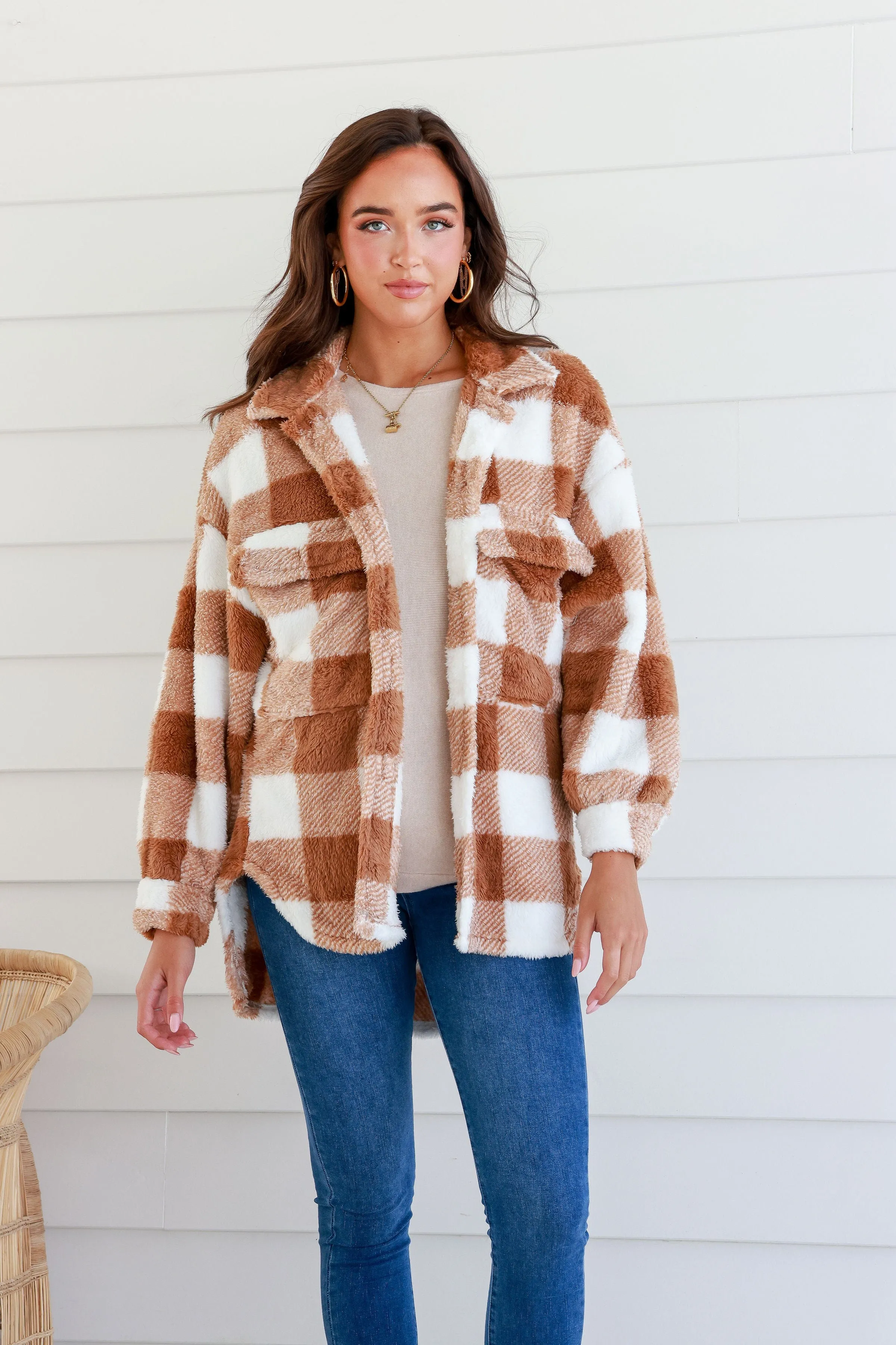 Heather Cosy Shacket