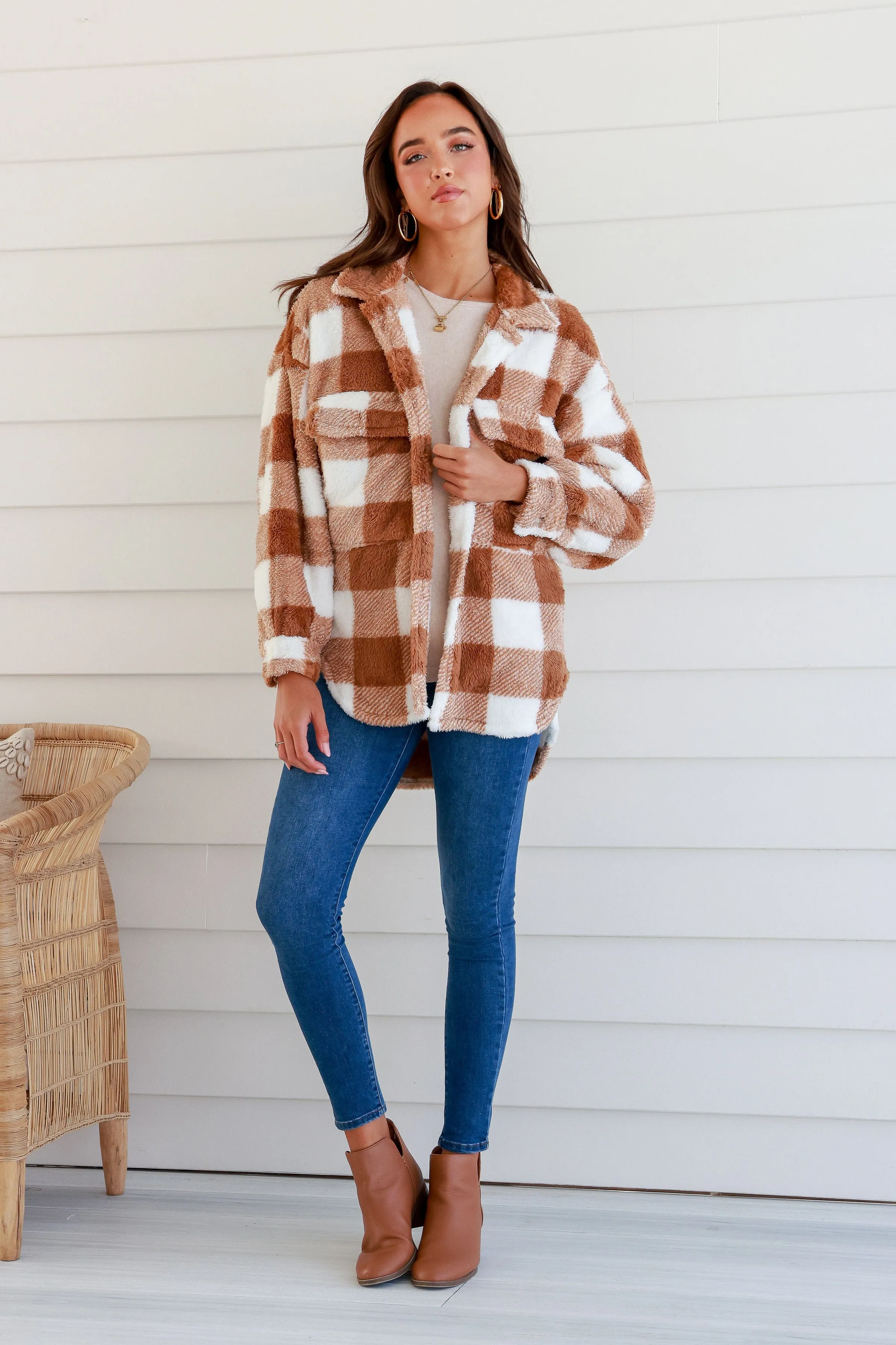 Heather Cosy Shacket