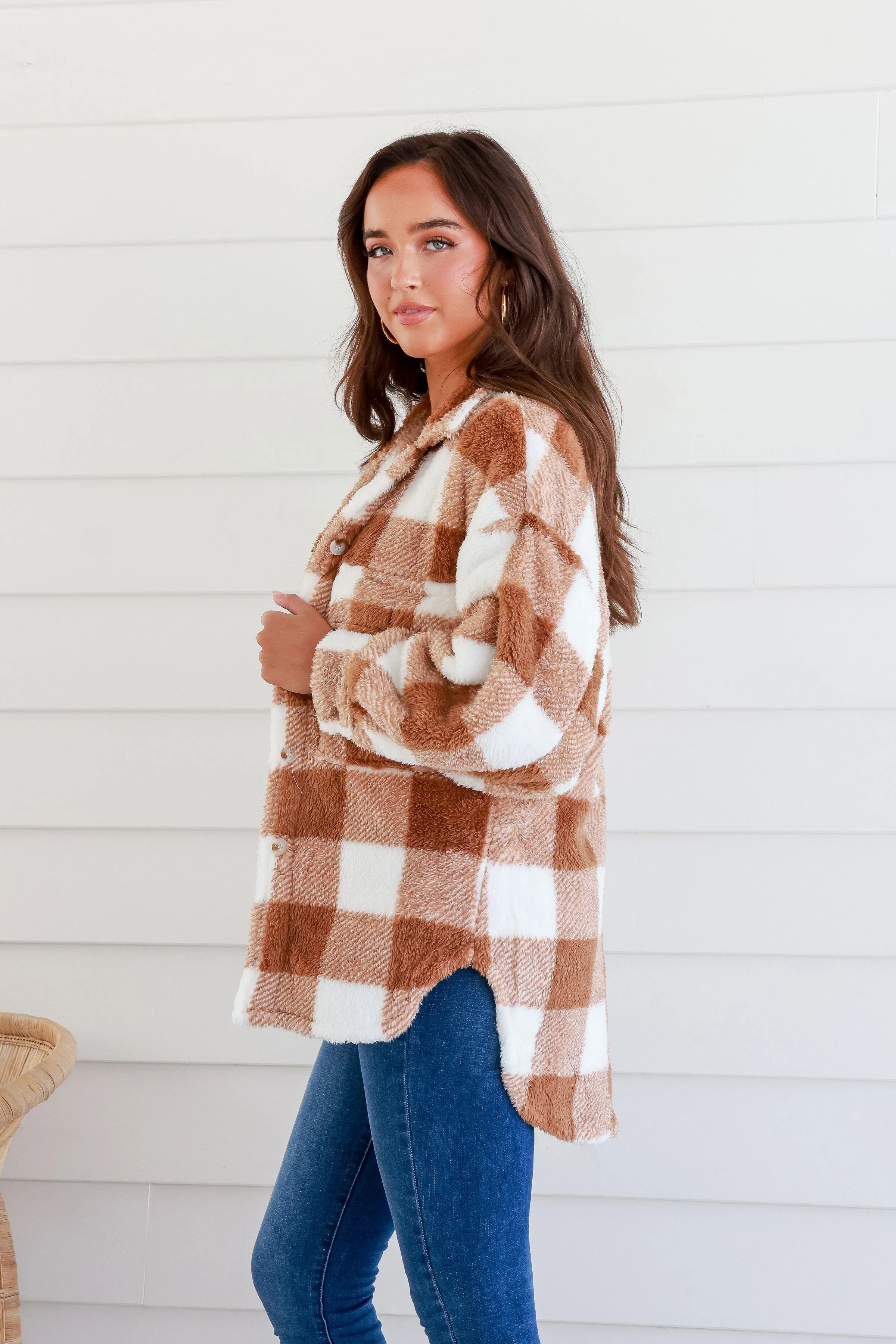 Heather Cosy Shacket