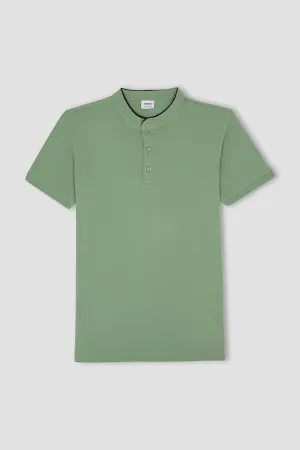 Henly Polo T-Shirt For Men - Loden Frost