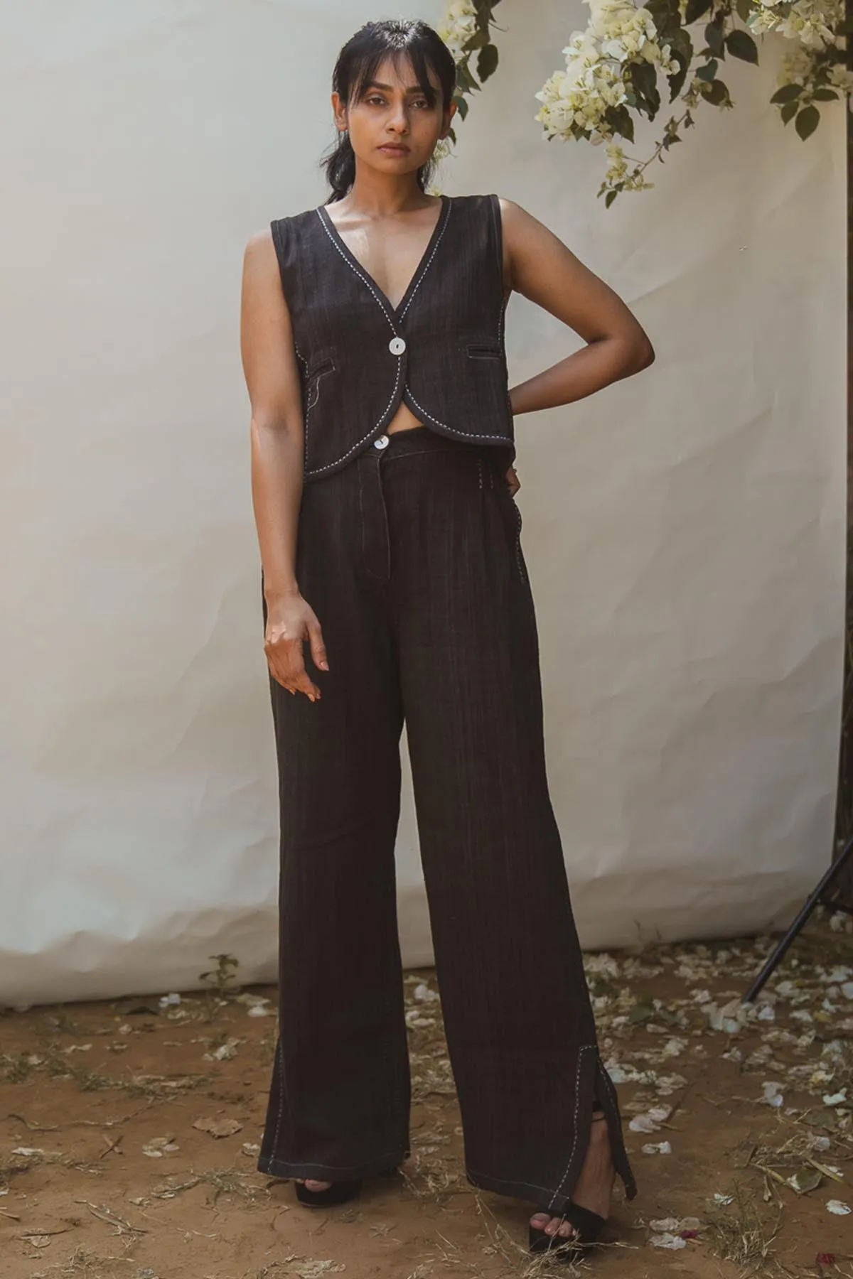 High Waist Flared Pants