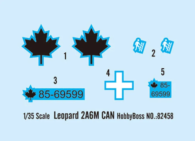 Hobby Boss 82458 Leopard 2A6M CAN 1/35 Model Kit