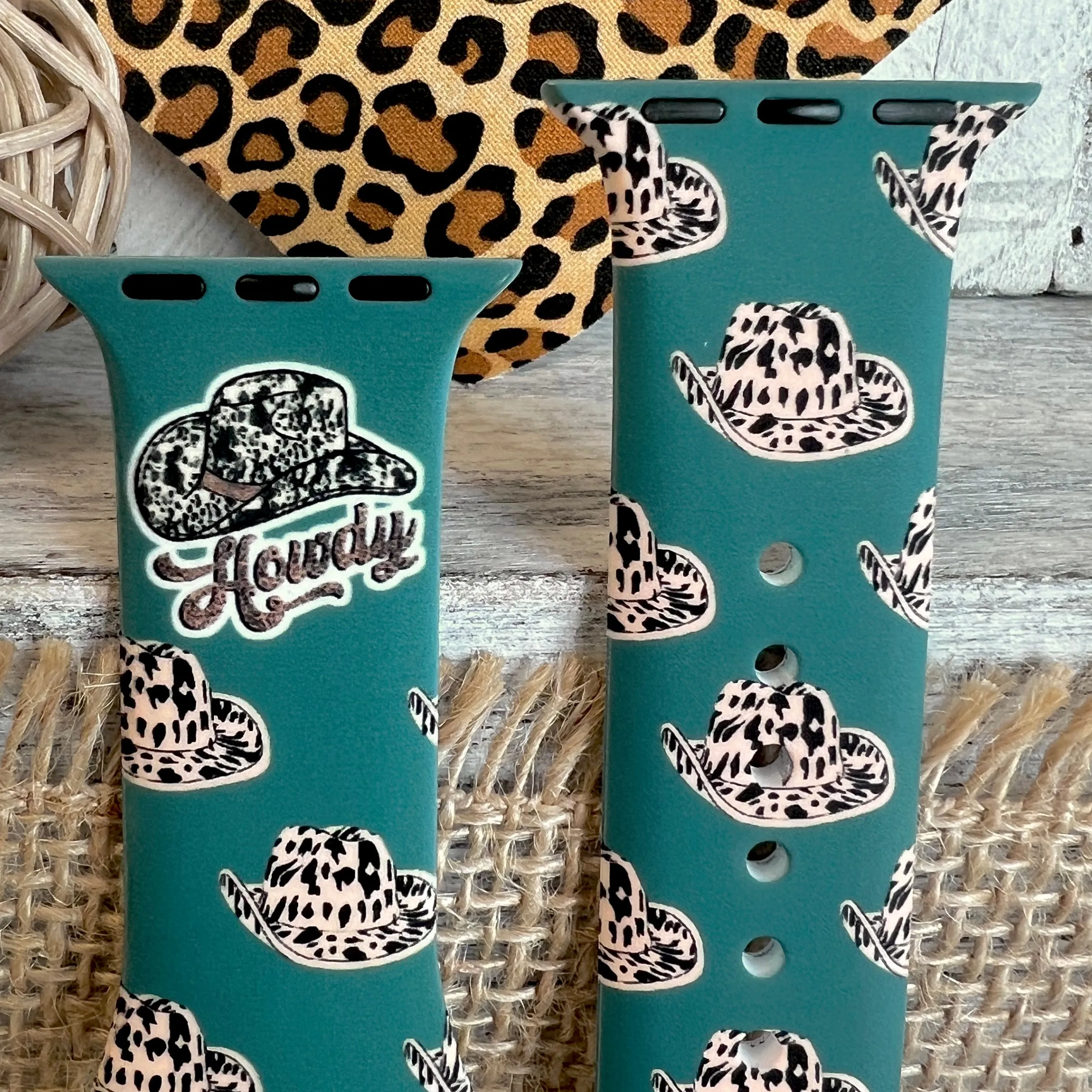 Howdy Print Silicone Band For Apple Watch