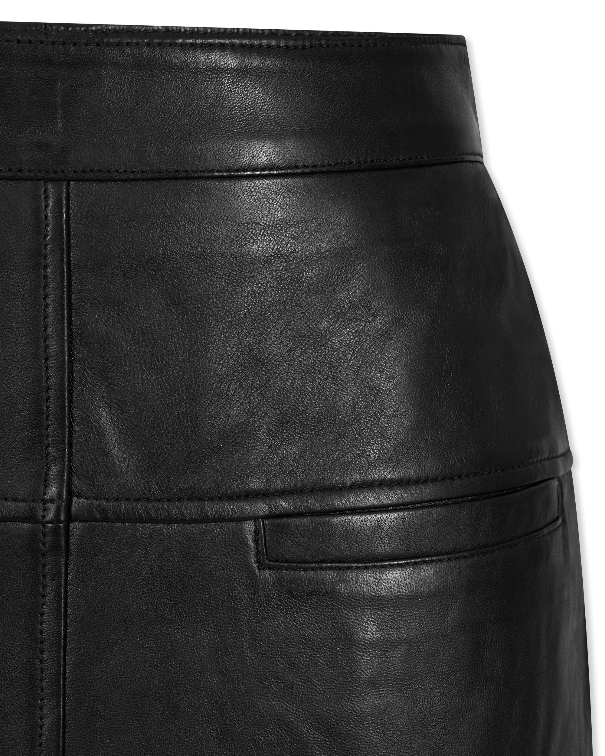 Inaya Genuine Leather Skirt