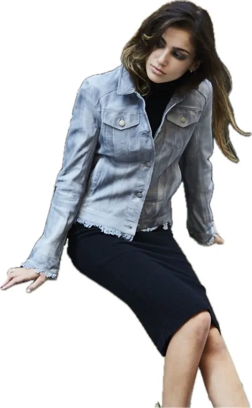 Jakett Alexa Patina Leather Jacket