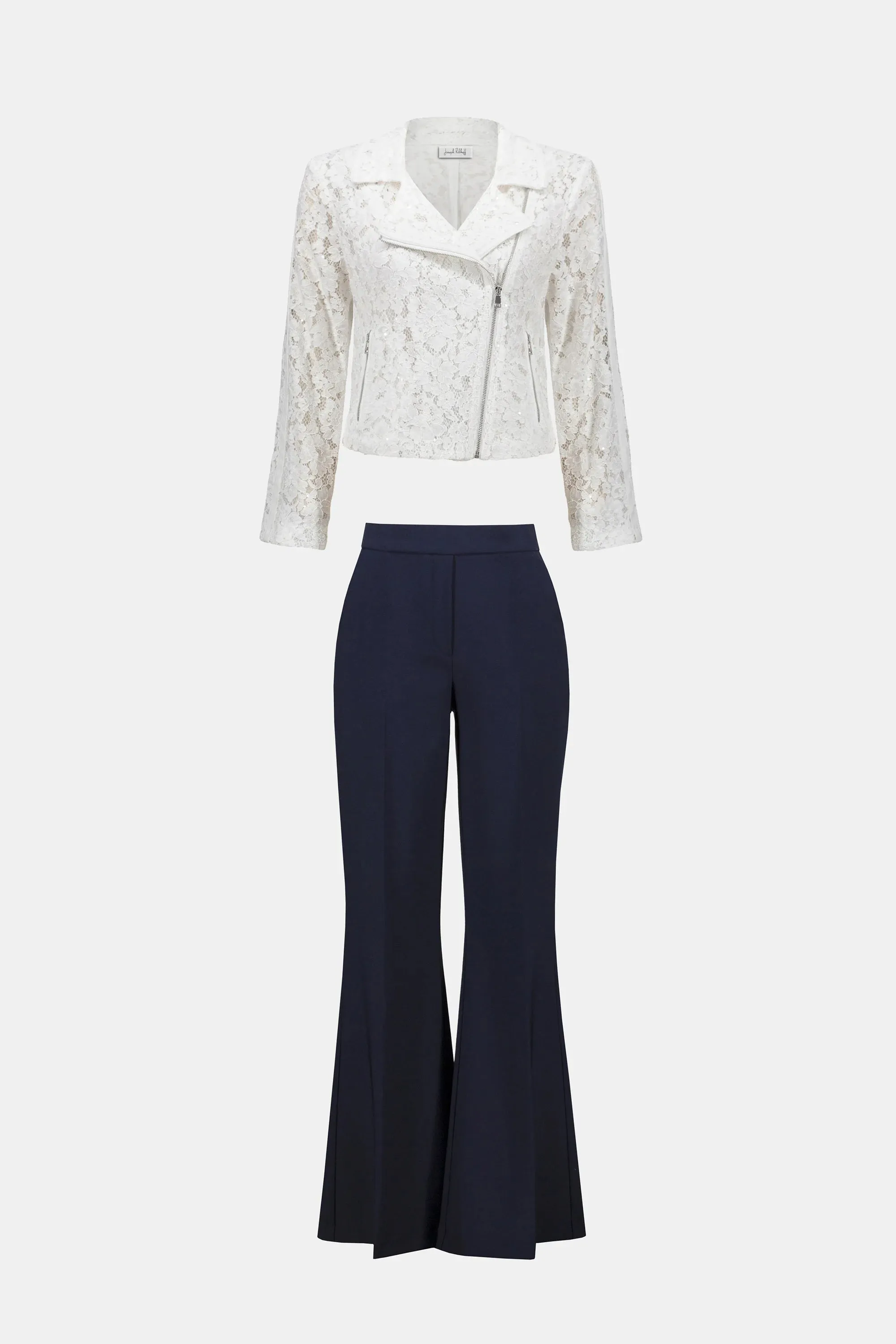 Joseph Ribkoff Lux Twill Flared Pull-On Pants