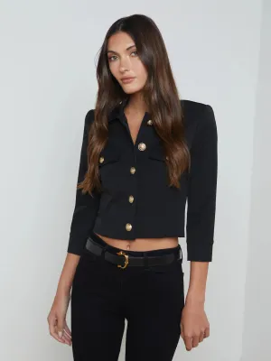 La1769 Cropped Fitted Jacket