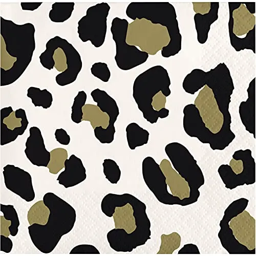 Leopard Beverage Napkin (16ct)