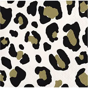 Leopard Beverage Napkin (16ct)