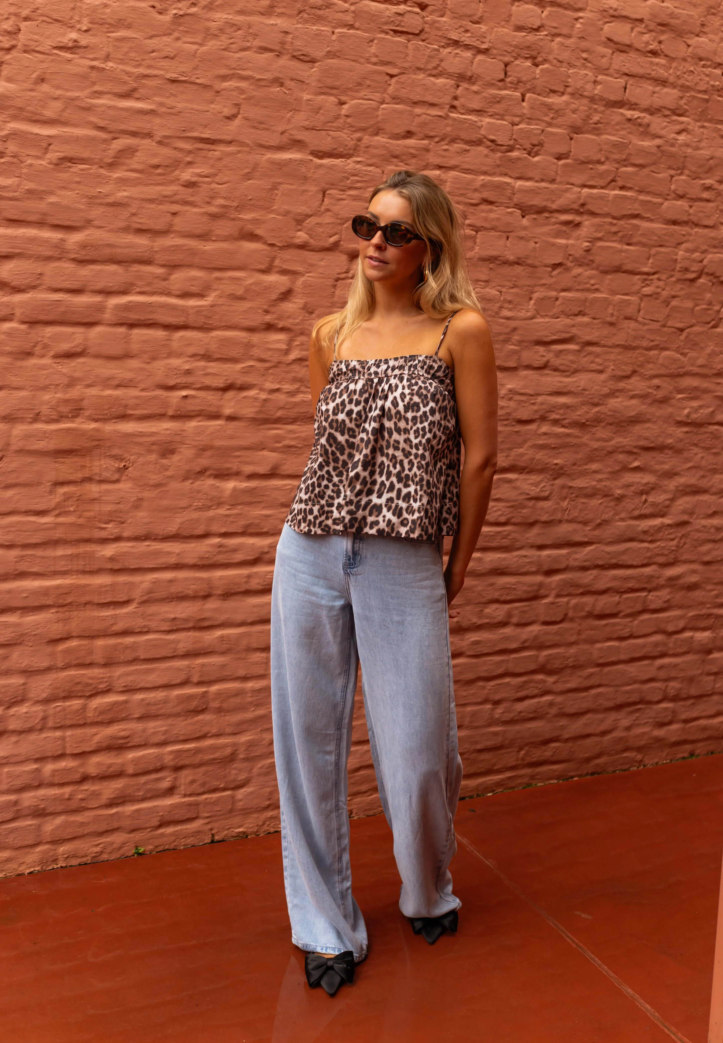Leopard Camila Top