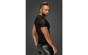 Leopard Flock V-Neck T-Shirt