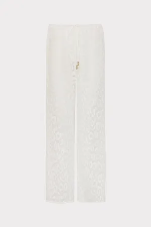 Leopard Jacquard Track Pant