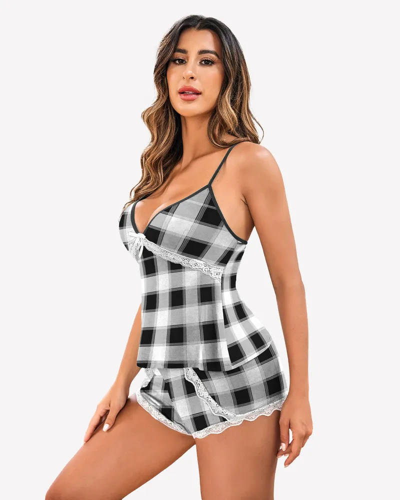 Leopard Pajamas Modal Cami Sleep Set