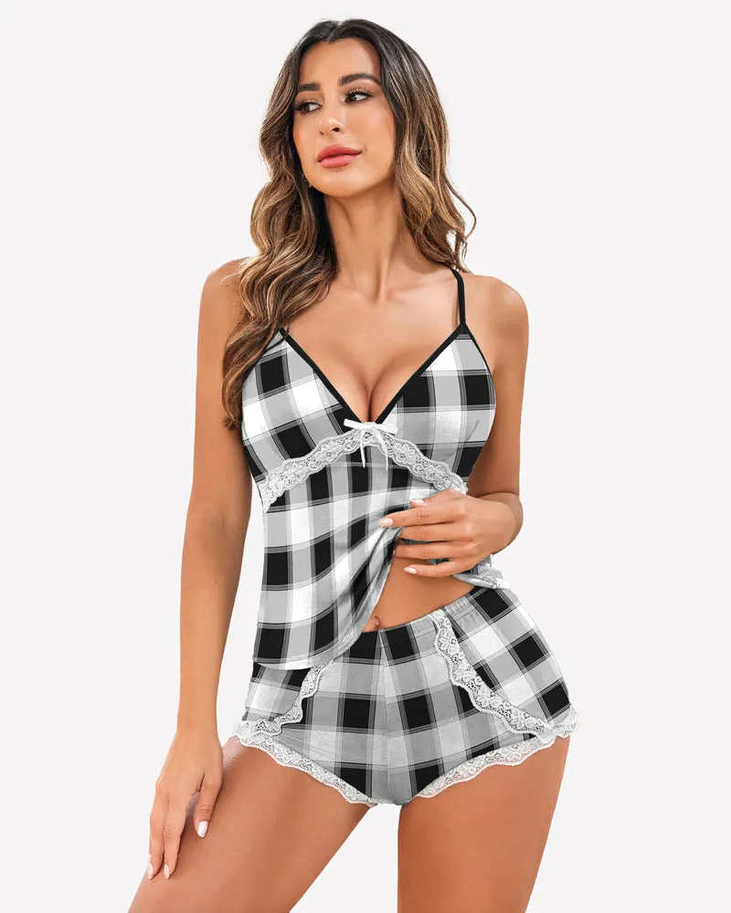 Leopard Pajamas Modal Cami Sleep Set