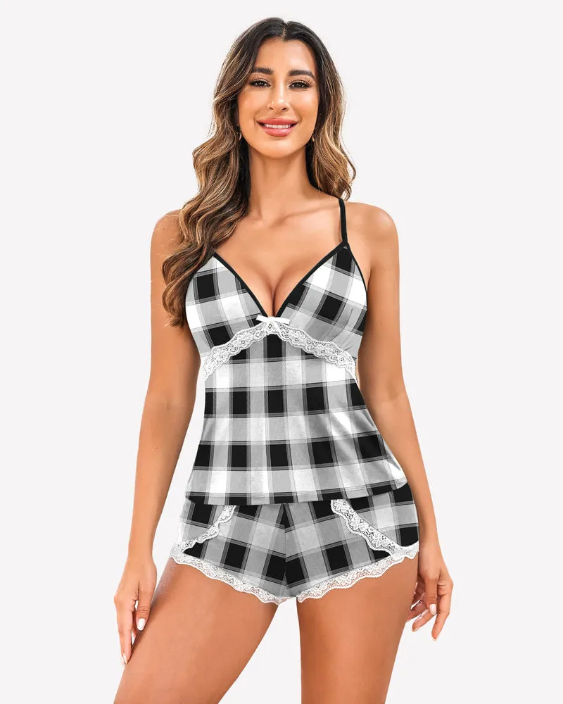 Leopard Pajamas Modal Cami Sleep Set