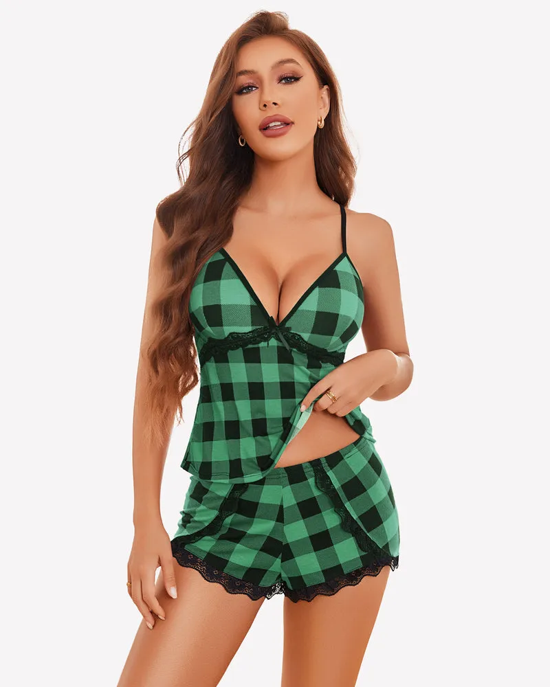 Leopard Pajamas Modal Cami Sleep Set