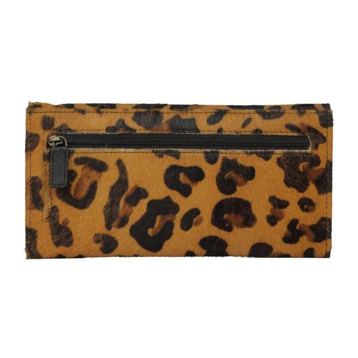 Leopard Print Splitter Wallet
