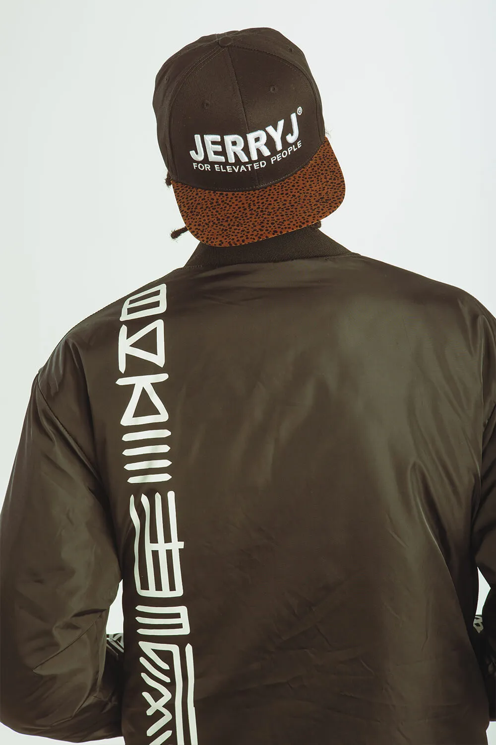 Leopard Print Visor Black Snapback