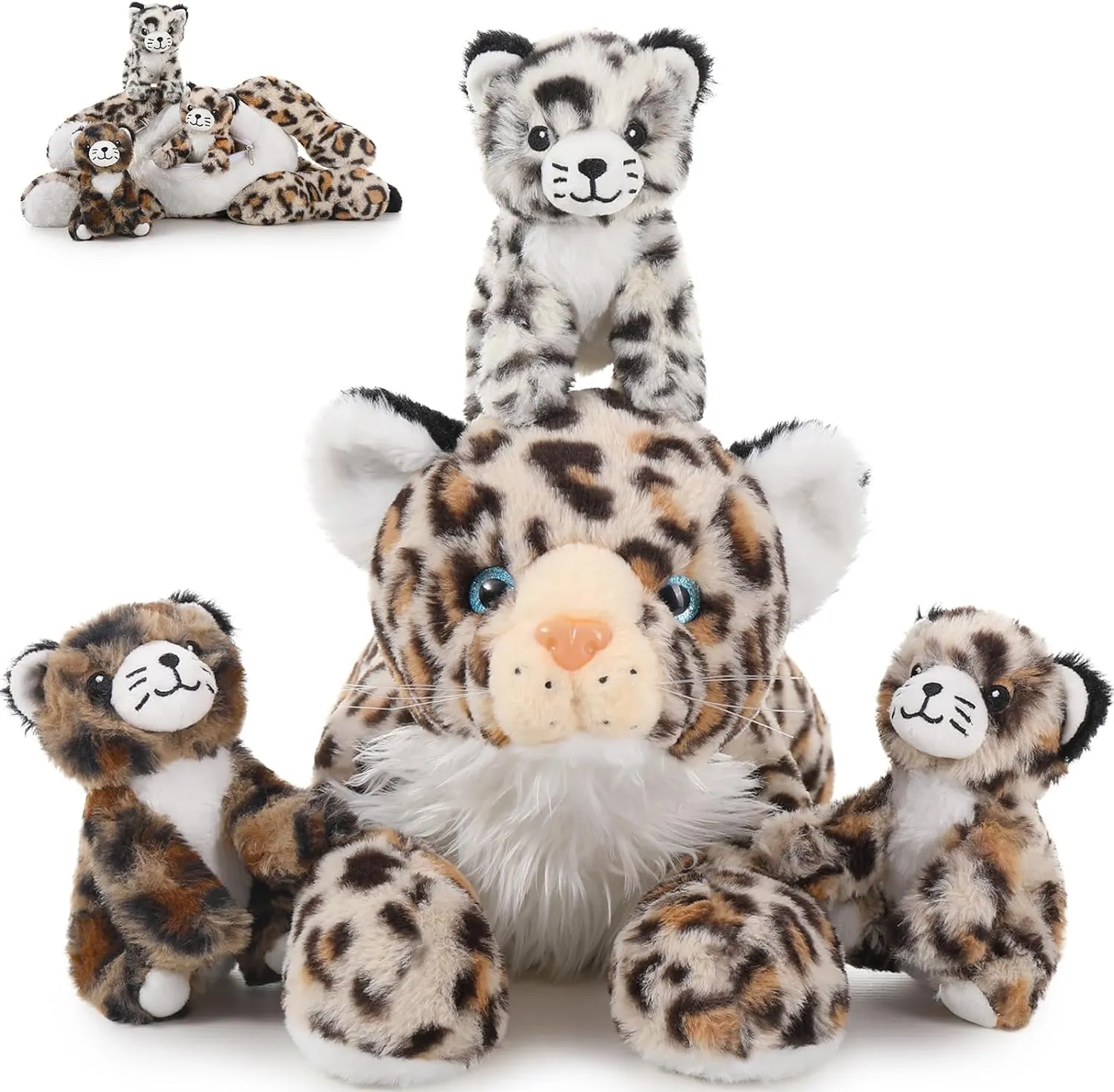 Leopard Stuffed Animal Set, 18 Inches