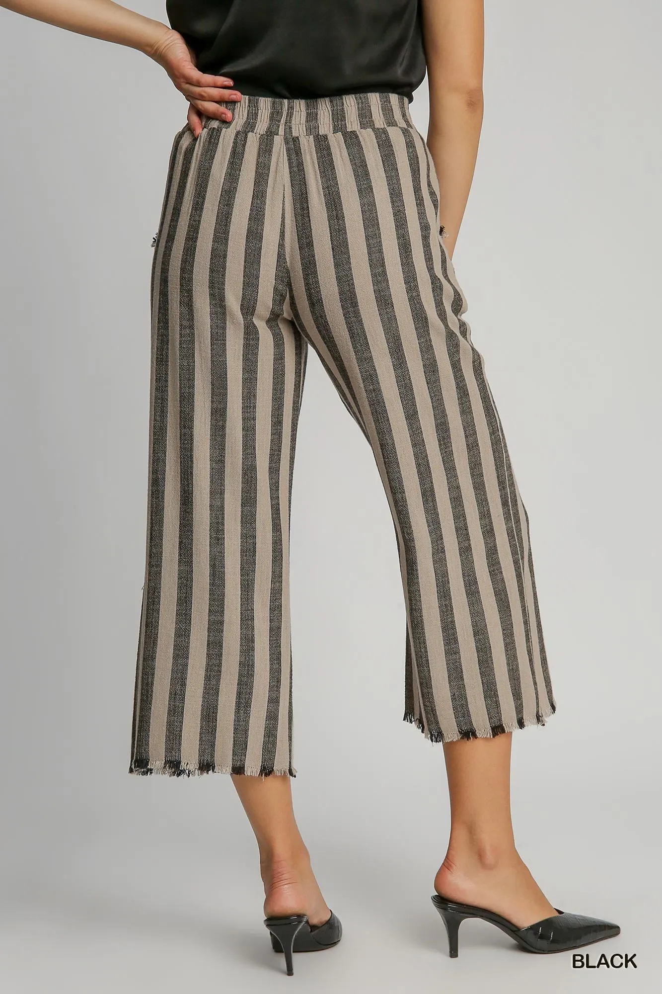 Linen Striped Pants #991